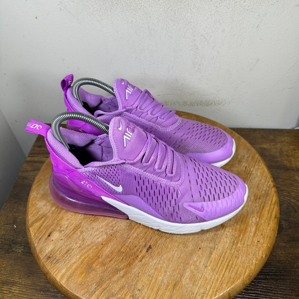 Nike Air Max 270 GS Beyond Pink Rush Fuchsia 943345-501 Kids 6.5Y Womens 8